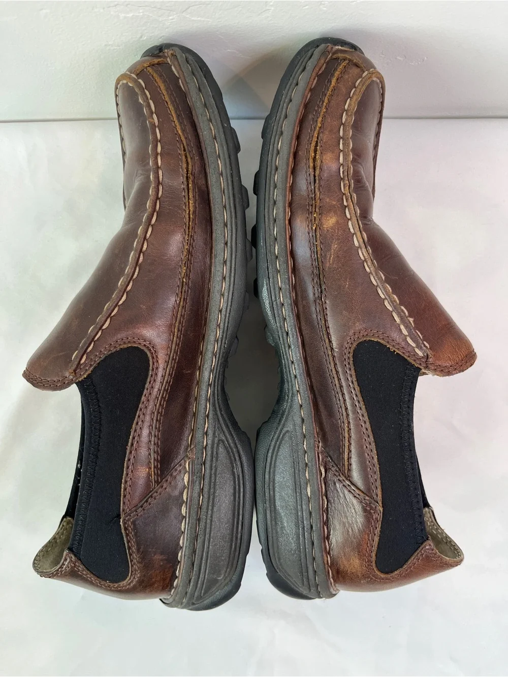 Timberland Smart Comfort Brown Leather Slip On Loafers Mens Size 10.5M 79072